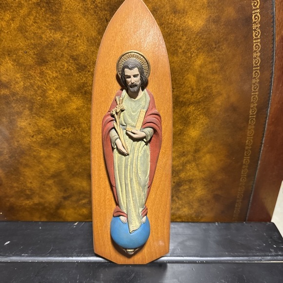 Catholic Sacred Heart Wall Relief 12.5